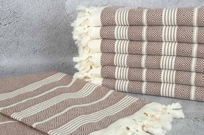 Gift For Him, Soft towel, 70x38 Cotton Diamond Towel, Bachelorette Party Gifts, Peshtemal beach towel with unique design, Merry Christmas Gifts - 2