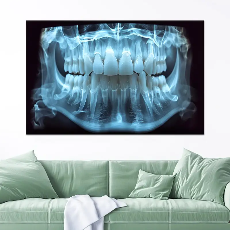 Zarif Diş Ofisi Kanvası: Diş Hekimi için Eşsiz Hediye