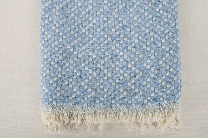 Turkish bath towel, Housewarming Gift, 70x40 Cotton Set of 10 Towel, Embroidered Towel, Welcome Wedding Gift, Fringed Turkish towel for poolside - 4