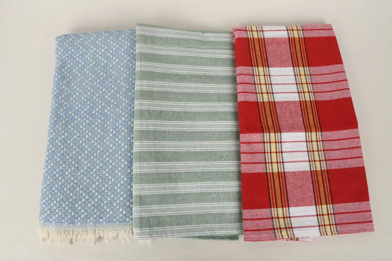 Turkish bath towel, Housewarming Gift, 70x40 Cotton Set of 10 Towel, Embroidered Towel, Welcome Wedding Gift, Fringed Turkish towel for poolside - 8