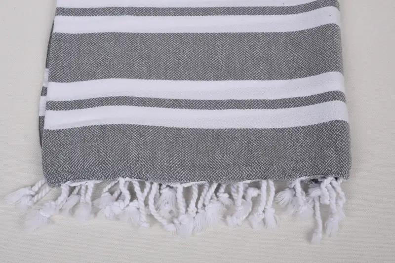 Gift Boxes Towel, 70x40 Cotton Striped Towel, Gift For Her, Eco-friendly Turkish peshtemal towel, Bridesmaid Gifts, Housewarming Gift, Handmade Gift - 3