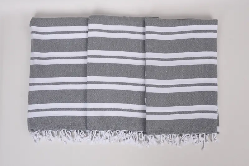 Gift Boxes Towel, 70x40 Cotton Striped Towel, Gift For Her, Eco-friendly Turkish peshtemal towel, Bridesmaid Gifts, Housewarming Gift, Handmade Gift - 7