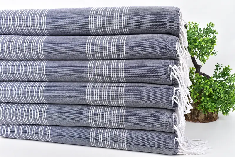 Bachelor Party Favors, 70x40 Cotton Striped Towel, Sand-resistant towel, Gift For Him, Organic Cotton Towel, Personalized Towel, Embroidery Towels - 3