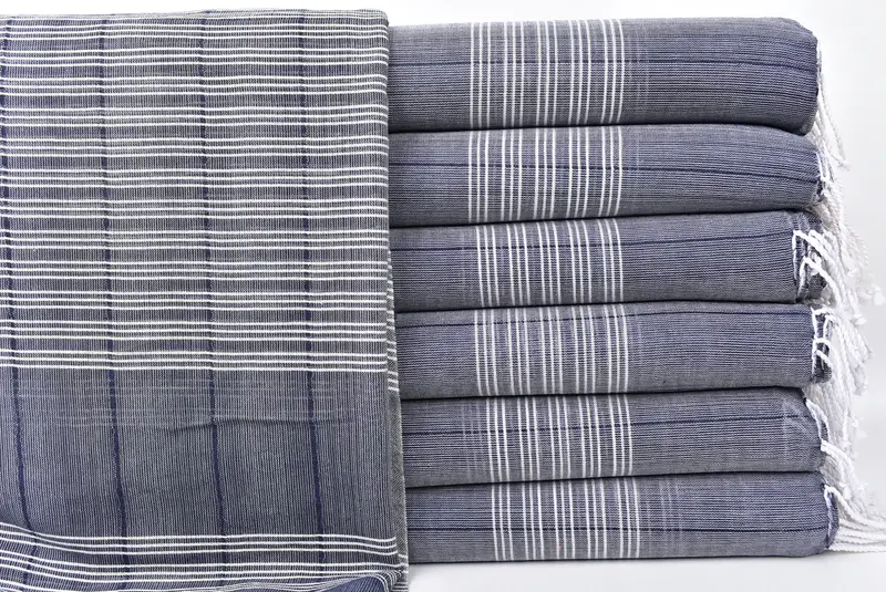 Bachelor Party Favors, 70x40 Cotton Striped Towel, Sand-resistant towel, Gift For Him, Organic Cotton Towel, Personalized Towel, Embroidery Towels - 1