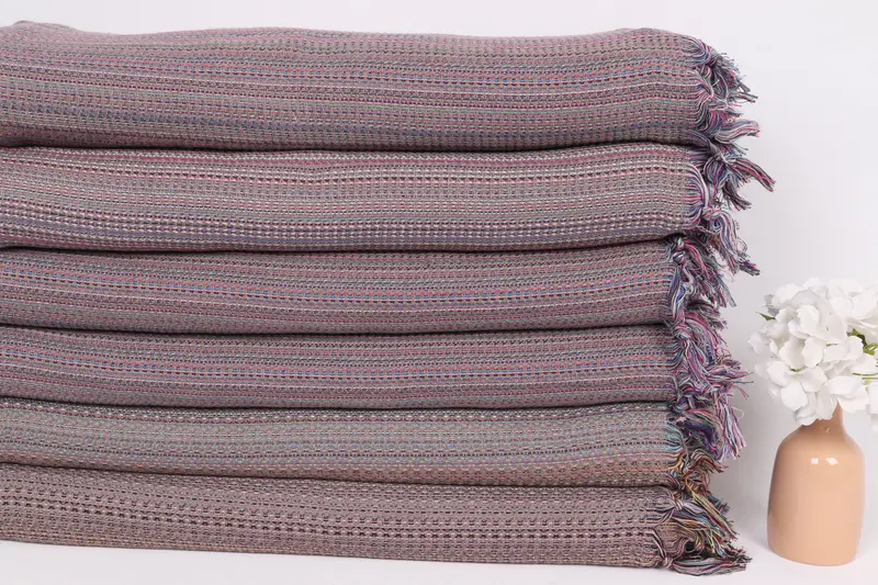 Bedspread, Halloween Blanket, 90x88 Cotton Colorful Diamond Towel, Monogram Blanket, Throw Blanket Couch, Turkish Bedcover, Anniversary Gift For Her - 3