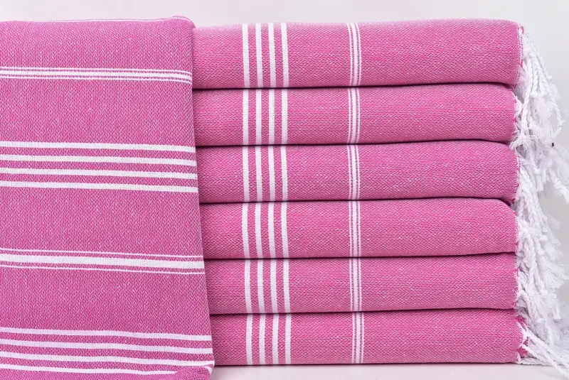 70x40 Baumwollstreifenhandtuch, Geschenk für das Wohnkultur, Valentinstag Geschenk für ihn, absorbierendes türkisches Handtuch, benutzerdefiniertes Strandtuch, sandresistentes Handtuch - 1