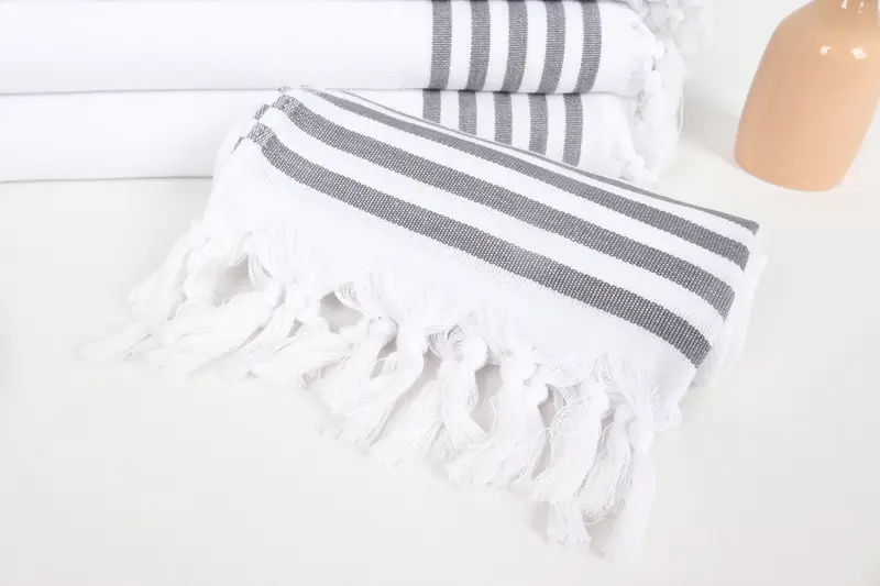 70x20コットンストライプタオル、結婚式の好意、パーソナライズされたディッシュタオル、ジムタオル、ビーチテーマの独身パーティー、パーソナライズされたギフト、バスルームタオル - 4