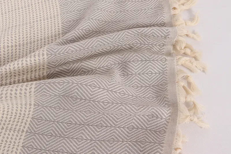 Bridal Shower Favor, Custom Blanket, Shower Curtain, Turkish Towel Beach Blanket, Throw Blanket, Boho Throw Blankets, 80x70 Cotton Diamond Towel - 8