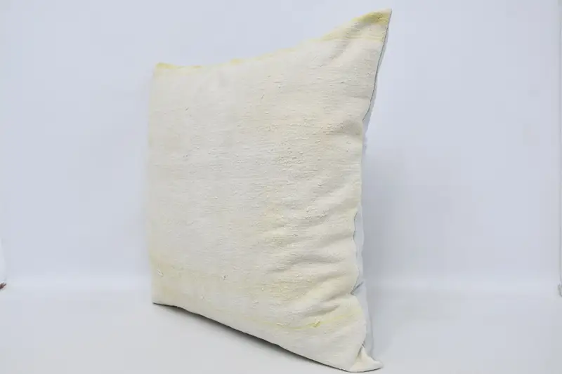 32x32 White Cushion Case, Boho Pillow, Vintage Kilim Throw Pillow, Cushion Case, Kilim Pillow, Southwestern Pillow Case, Tribal Pillow Sham - 4