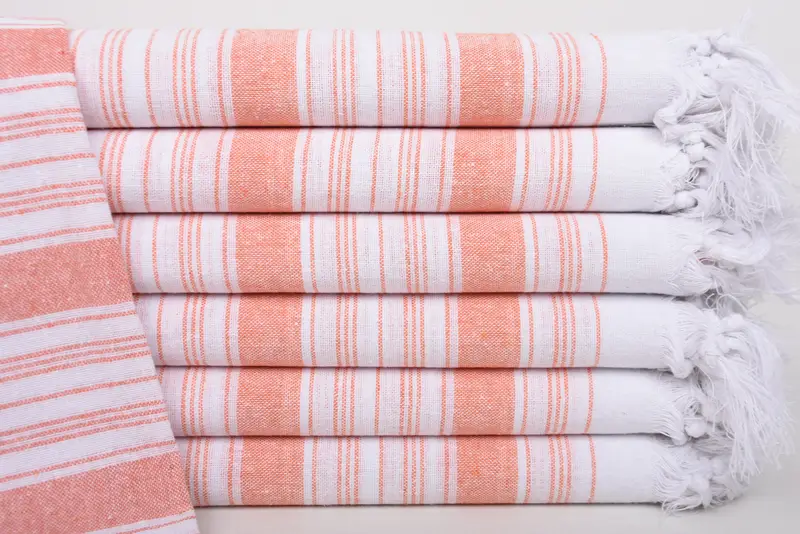 Anniversary Gift For Her, 68x32 Cotton Striped Towel, Embroidered Beach Towel, Travel towel, Beach Wedding Favor, Wedding Favors, Fouta towel