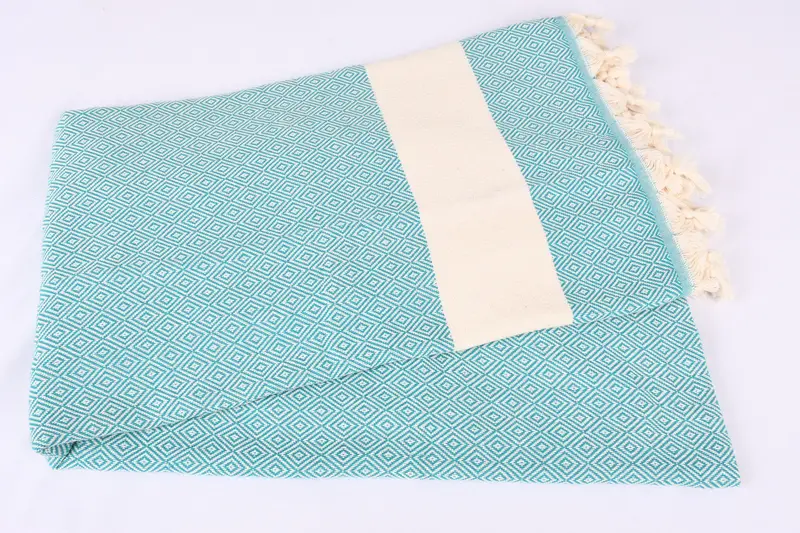 96x80 Cotton Diamond Towel, Gift For Bride, Bachelorette Party Favors, Monogram Blanket, Beach Theme Bachelorette Party, Bridal Shower Gift - 5