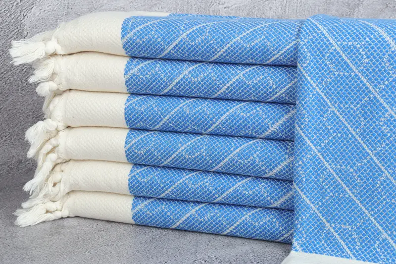 Wedding Gift, Small Bath Towels, 36x18 Cotton Geometric Towel, Bridesmaid Gift, Gym Towel, Bachelorette Gifts, Monogrammed Hand Towel, Gift For Her - 1