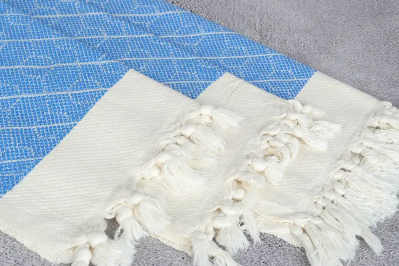 Wedding Gift, Small Bath Towels, 36x18 Cotton Geometric Towel, Bridesmaid Gift, Gym Towel, Bachelorette Gifts, Monogrammed Hand Towel, Gift For Her - 5