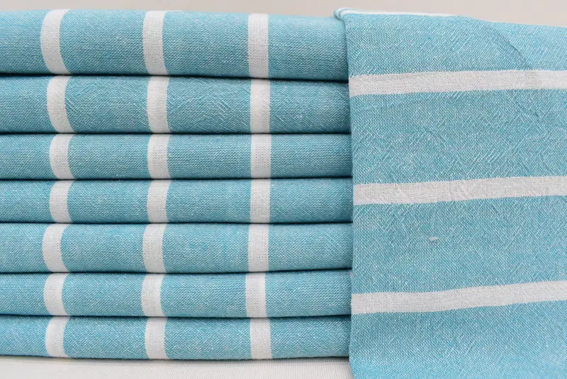 Gym Towel, Wedding Anniversary Gift, Hand Size Towels, Custom Hand Towel, 40x20 Cotton Striped Towel, Wedding Gift, Personalized Kitchen Towel - 2