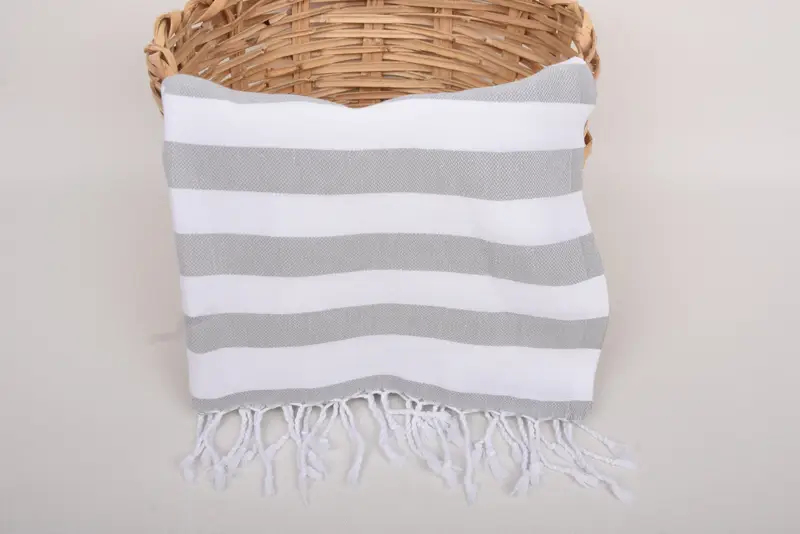 Gifts For Him, Kitchen Towel, Gift For Boyfriend, Xmas Gifts, Monogram Towels, Bathroom Towels, 44x20 Cotton Striped Towel, Small Bath Towels - 5