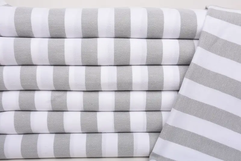 Gifts For Him, Kitchen Towel, Gift For Boyfriend, Xmas Gifts, Monogram Towels, Bathroom Towels, 44x20 Cotton Striped Towel, Small Bath Towels - 2