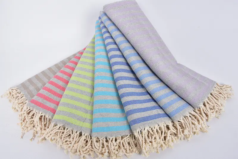 Gifts For Him, Grandma Gift, Turkish towel, Turkish bath towel, 70x36 Cotton Striped Towel, Turkish Beach Towel Monogram, Bridemaids Beach Towel - 4