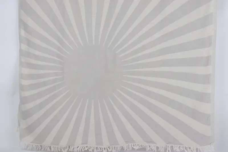 Custom Wedding Gifts Personalized Beach Towel Light Gray, 36x71 Inches