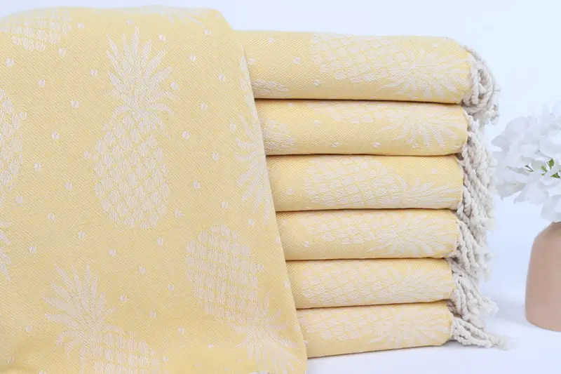 Bachelorette Party Gift, Personalized Gift, 80x40 Cotton Pineapple Design Towel, Towel With Name, Gift For Boyfriend, Personalized Towel - 2