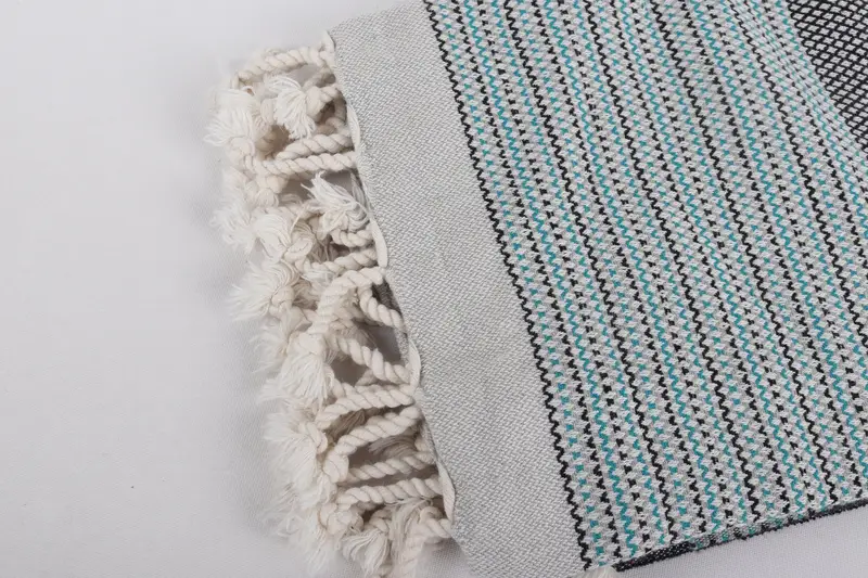 64x40 Cotton Striped Towel, Turkish towel, Personalized Beach Towel, Unique Gift, Custom Gift, Turkish Towel Monogram, Sand-Resistant Peshtemal - 7