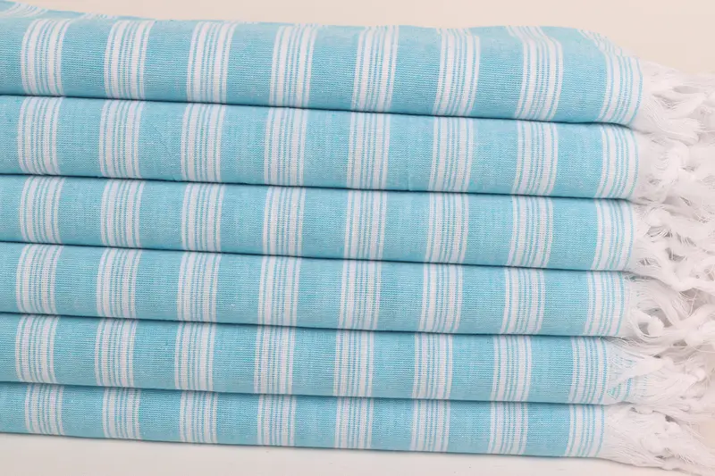 Bachelorette Gifts, Wedding Gift, Cute Beach Towel, 70x40 Cotton Striped Towel, Large Turkish Towel, Handmade Turkish Towel, Bachelor Party Gifts - 3