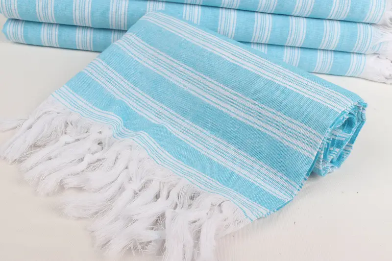 Bachelorette Gifts, Wedding Gift, Cute Beach Towel, 70x40 Cotton Striped Towel, Large Turkish Towel, Handmade Turkish Towel, Bachelor Party Gifts - 4