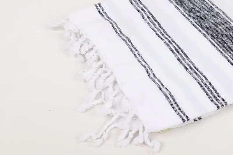 70x40 Cotton Striped Towel, Summer Towel, Turkish Towel USA, Large Turkish Towel, Peshtemal Towel, Bridesmaid Proposal Gift, Handmade Gift - 7