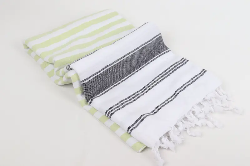 70x40 Cotton Striped Towel, Summer Towel, Turkish Towel USA, Large Turkish Towel, Peshtemal Towel, Bridesmaid Proposal Gift, Handmade Gift - 6