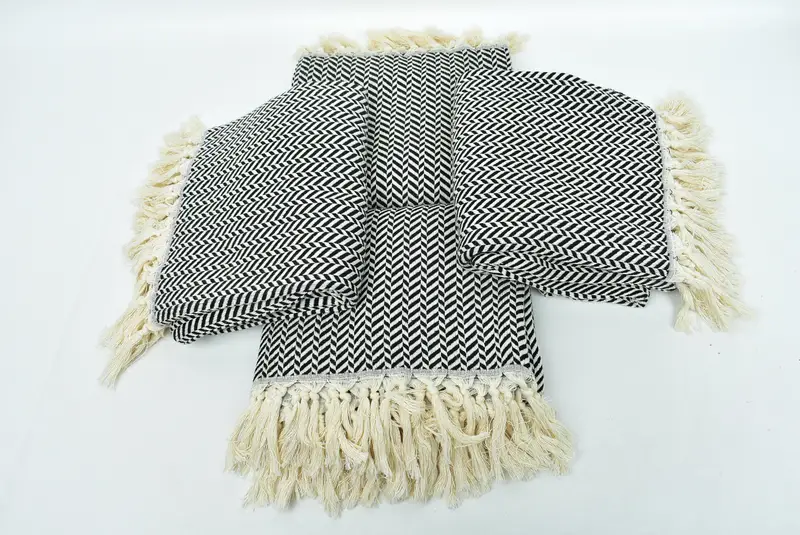 Best Friend Gift, 70x40 Cotton Chevron Towel, Xmas Gifts, Antibacterial Turkish peshtemal towel, Bridesmaid Gifts, Personalized Bridesmaid Gift - 6