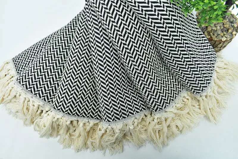 Best Friend Gift, 70x40 Cotton Chevron Towel, Xmas Gifts, Antibacterial Turkish peshtemal towel, Bridesmaid Gifts, Personalized Bridesmaid Gift - 4