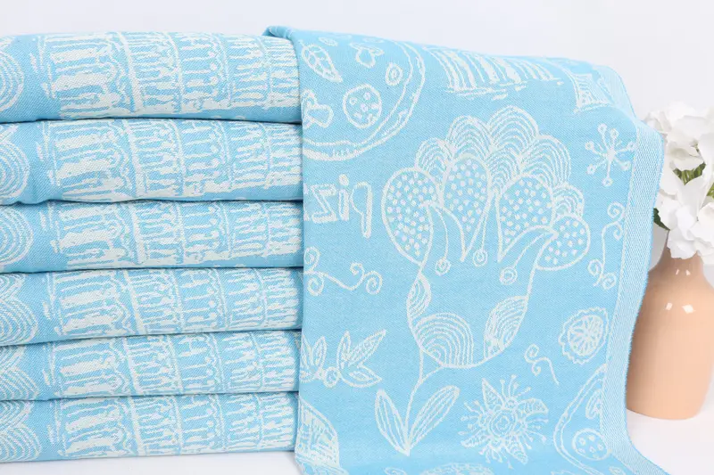 Wedding Favors, 28x20 Cotton Italian Symbols Design Towel, Summer Towel, Personalized Dish Towel, Bachelorette Favor, Monogram Hand Towel, Spa Towel - 3