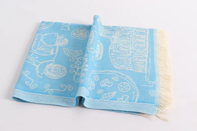 Wedding Favors, 28x20 Cotton Italian Symbols Design Towel, Summer Towel, Personalized Dish Towel, Bachelorette Favor, Monogram Hand Towel, Spa Towel - 7