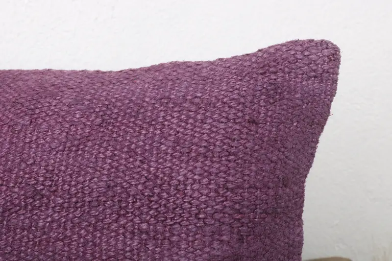 Sofa Bolster Pillow Case, 12x24 Purple Cushion, Indoor Pillow Case, Pillow Cover, Turkish Pillow, Gift Pillow, Interior Designer Pillow - 5