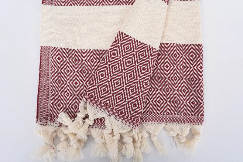 Wedding Favors, Turkish Hand Towel, Gift For The Home, Custom Hand Towel, Best Friend Gift Ideas, Gift For Wedding Day, 36x20 Cotton Diamond Towel - 8