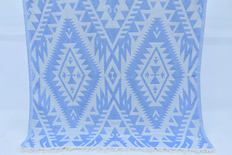 Turkish bath towel, Extra large Turkish bath towel, 76x40 Cotton Geometric Towel, Personalized Gift, Personalized Gift For Her, Gifts For Him - 1