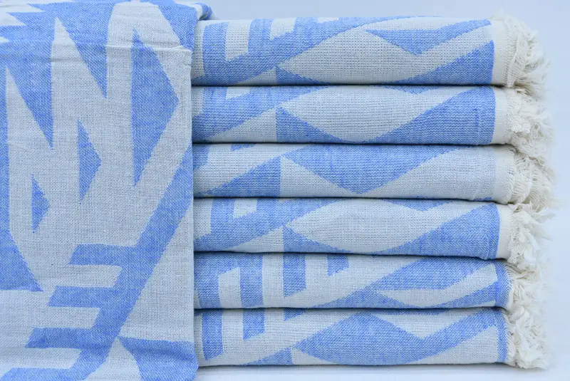 Turkish bath towel, Extra large Turkish bath towel, 76x40 Cotton Geometric Towel, Personalized Gift, Personalized Gift For Her, Gifts For Him - 2