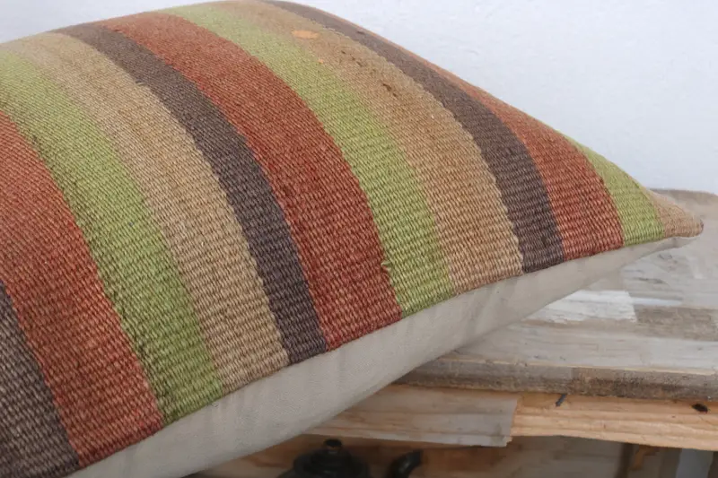 Pillow for Sofa, Anatolian Cushion Cover, Vintage Pillow, Home Decor Pillow, 16x16 Red Pillow Cover, Kilim Rug Pillow Sham, Cushion - 6