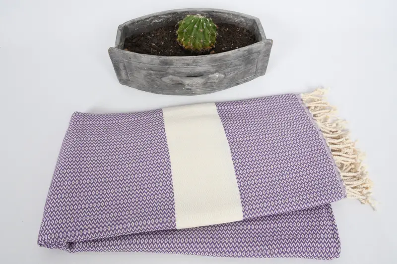 Turkish towel, Monogram Beach Towel, Housewarming Gift, 70x40 Cotton Diamond Towel, Turkish Beach Towel Bulk, Unique Gift, Decorative Towel - 5