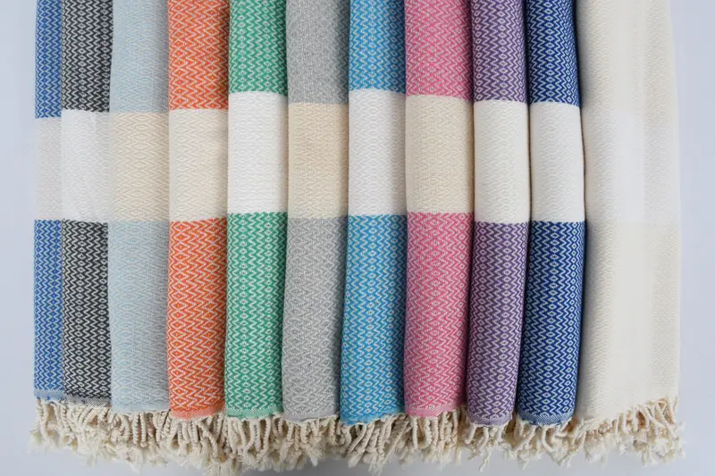 Turkish towel, Monogram Beach Towel, Housewarming Gift, 70x40 Cotton Diamond Towel, Turkish Beach Towel Bulk, Unique Gift, Decorative Towel - 4
