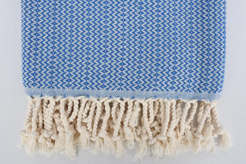 Turkish towel, Monogram Beach Towel, Housewarming Gift, 70x40 Cotton Diamond Towel, Turkish Beach Towel Bulk, Unique Gift, Decorative Towel - 7