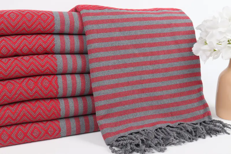 Mother Of The Groom Gift, Eco-friendly Turkish peshtemal towel, Wedding Favors, Turkish beach towel, 70x40 Cotton Diamond Towel, Summer Gift - 4