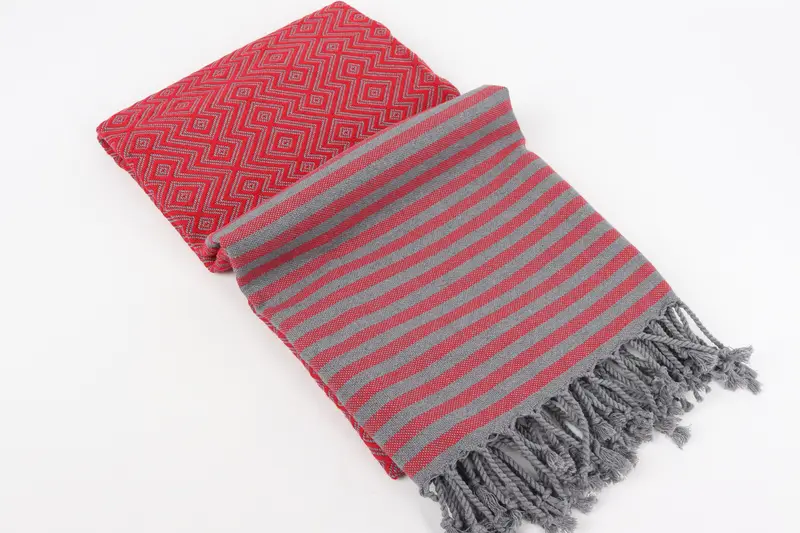 Mother Of The Groom Gift, Eco-friendly Turkish peshtemal towel, Wedding Favors, Turkish beach towel, 70x40 Cotton Diamond Towel, Summer Gift - 12