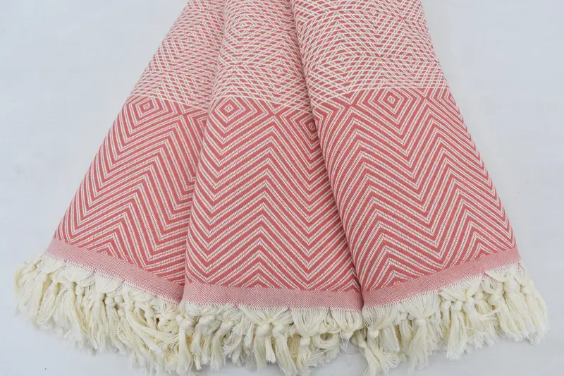92x80 Cotton Diamond Towel, Woven Blanket, Gift For The Home Decor, Custom Wedding Gifts, Personalized Gifts, Turkish Tablecloth, Wedding Gift Ideas - 5