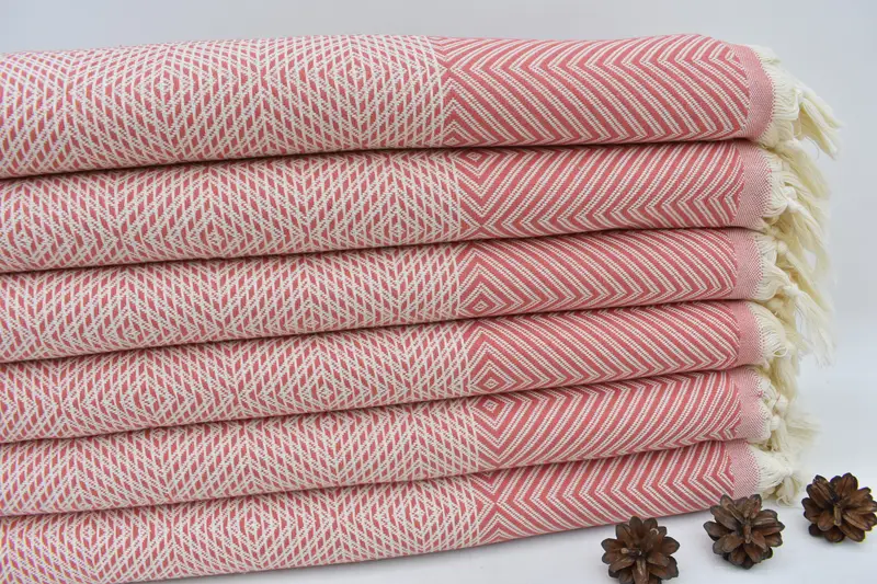 92x80 Cotton Diamond Towel, Woven Blanket, Gift For The Home Decor, Custom Wedding Gifts, Personalized Gifts, Turkish Tablecloth, Wedding Gift Ideas - 4