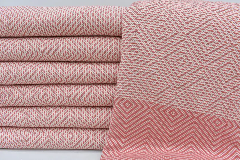 92x80 Cotton Diamond Towel, Woven Blanket, Gift For The Home Decor, Custom Wedding Gifts, Personalized Gifts, Turkish Tablecloth, Wedding Gift Ideas - 3