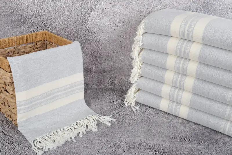Bachelorette Beach Towel, Personalized Wedding Gift, Turkish towel, Turkish beach towel, 60x38 Cotton Striped Towel, Spa Gift Towel, Spa Gift - 3