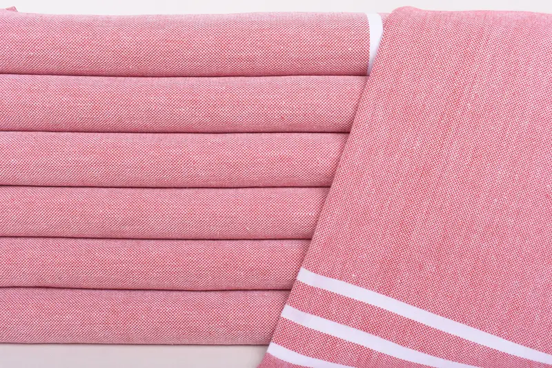 Organic Tea Towel, Bathroom Towels, Gym Towel, Gift For Wedding Day, 40x20 Cotton Striped Towel, Wedding Gift, Bridal Shower Favor, Bridesmaid Gifts - 2