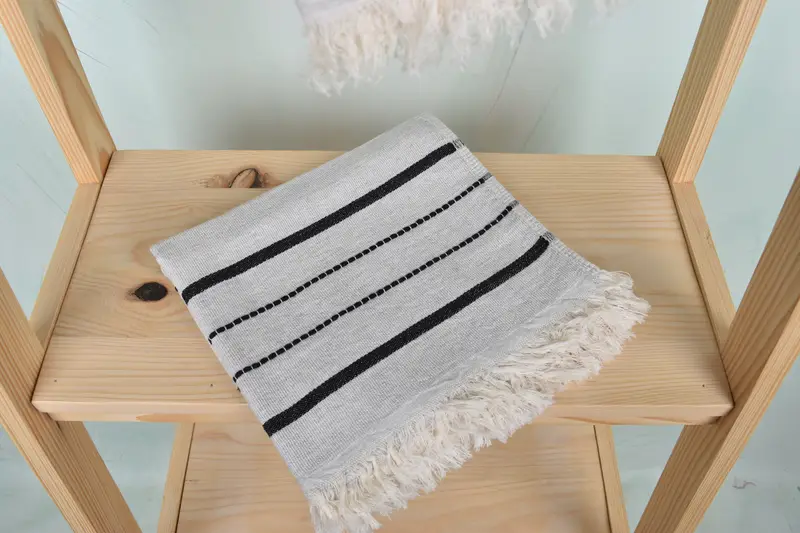 36x18 Cotton Striped Towel, Monogrammed Hand Towel, Customized Turkish Towel, Bridal Party Gifts, Personalized Hand Towel, Personalized Gift - 5