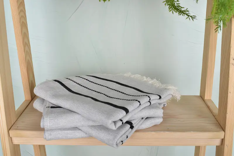 36x18 Cotton Striped Towel, Monogrammed Hand Towel, Customized Turkish Towel, Bridal Party Gifts, Personalized Hand Towel, Personalized Gift - 7