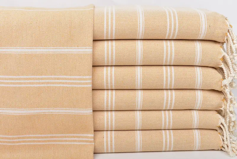 Custom Wedding Gifts, Personalized Hand Towel, Wedding Favors, Employee Gifts, 36x24 Cotton Striped Towel, Bulk Order Towel, Custom Hand Towel - 1